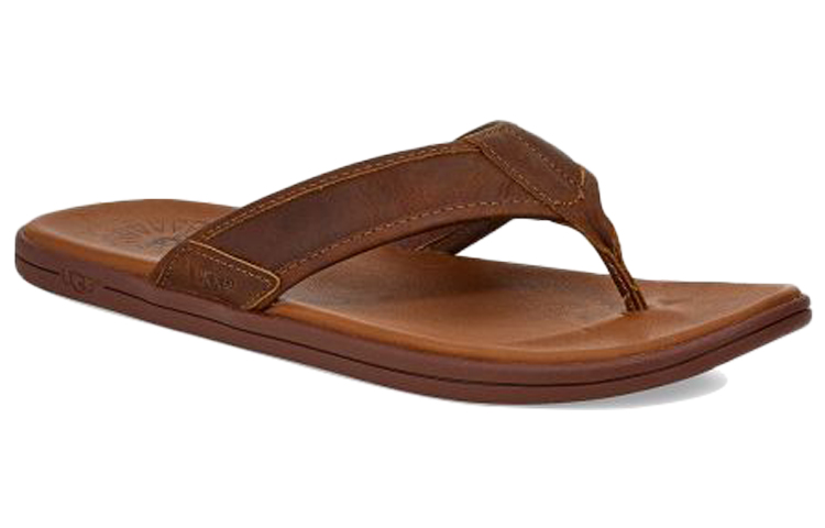Lookbook UGG Selipar Kulit Seaside Flip Coffe Lelaki 1102690-LUG