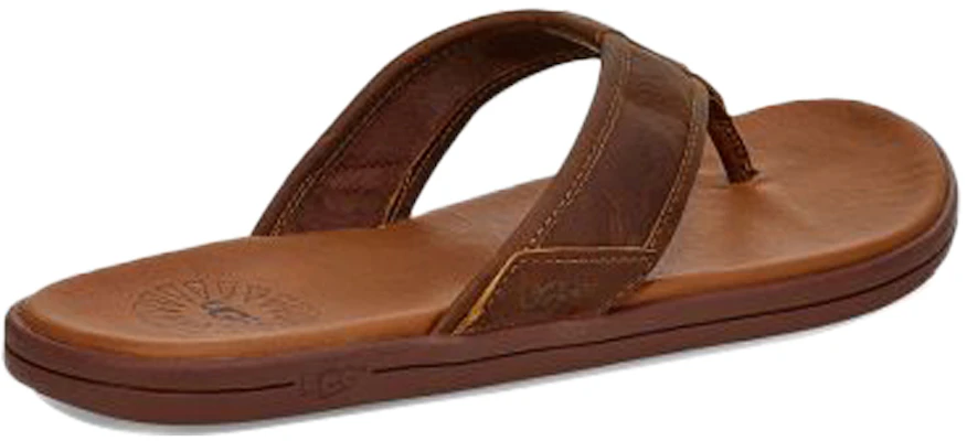 UGG Selipar Kulit Seaside Flip Coffe Lelaki 1102690-LUG Shop UGG Selipar Kulit Seaside Flip Coffe Lelaki 1102690-LUG