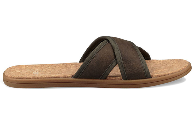 Order UGG Seaside Slide ''Brown Cross'' Sandali Marroni 1092172-ALP