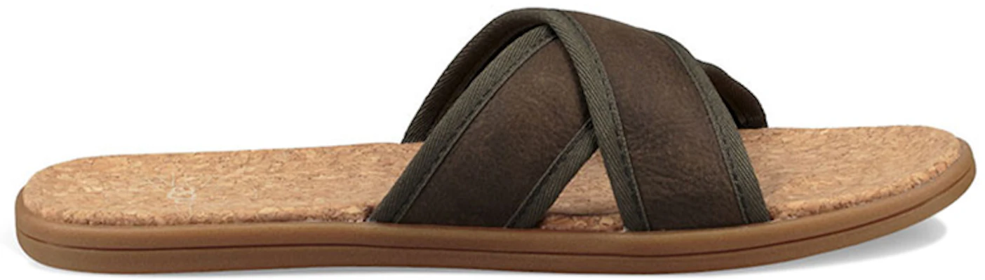 UGG Seaside Slide ''Brown Cross'' Sandali Marroni 1092172-ALP Order UGG Seaside Slide ''Brown Cross'' Sandali Marroni 1092172-ALP