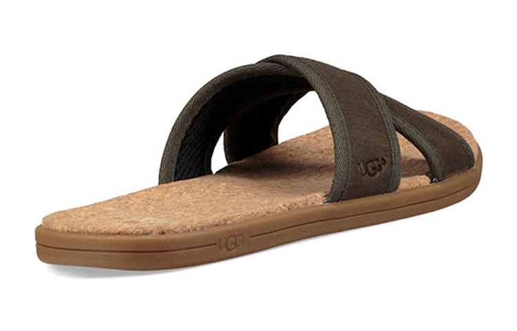 Shop UGG Seaside Slide ''Brown Cross'' Sandali Marroni 1092172-ALP