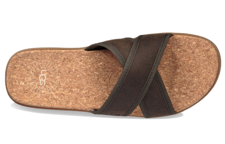 Purchase UGG Seaside Slide ''Brown Cross'' Sandali Marroni 1092172-ALP