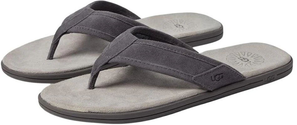 UGG Seaside Suede Flip Flop 'Dark Grey' 1138152-DGRY Lookbook UGG Seaside Suede Flip Flop 'Dark Grey' 1138152-DGRY