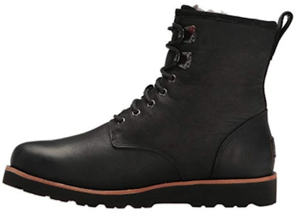 UGG 頭層牛皮 保暖防水休閒 短靴 男款 黑色 Buy UGG 頭層牛皮 保暖防水休閒 短靴 男款 黑色