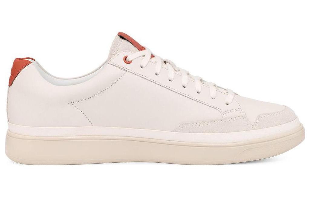 Order UGG 頭層牛皮 簡約舒適 時尚板鞋 男款 白赭色