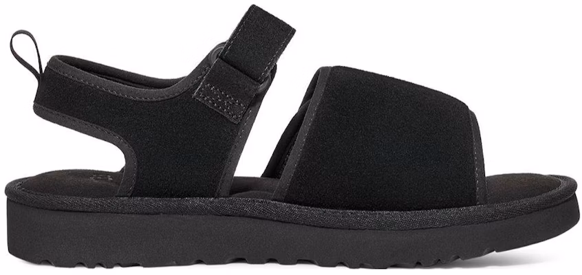 UGG Slide Black 'Double Layer Cowhide Comfort Casual Fashion' 1136650-BLK Order UGG Slide Black 'Double Layer Cowhide Comfort Casual Fashion' 1136650-BLK