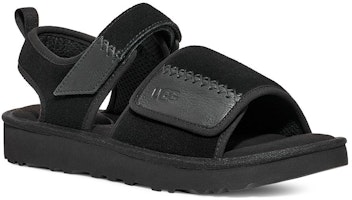 UGG黑色双层牛皮舒适休闲时尚拖鞋 1136650-BLK Lookbook UGG黑色双层牛皮舒适休闲时尚拖鞋 1136650-BLK