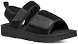 Lookbook UGG Slide Hitam 'Double Layer Cowhide Comfort Kasual Fesyen' 1136650-BLK