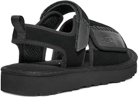 UGG黑色双层牛皮舒适休闲时尚拖鞋 1136650-BLK Shop UGG黑色双层牛皮舒适休闲时尚拖鞋 1136650-BLK