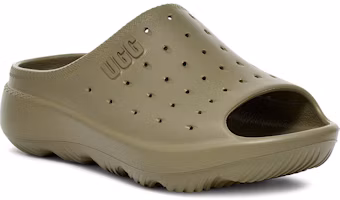 Lookbook UGG EVA 簡約清爽 一字拖鞋 男款 焦橄欖色