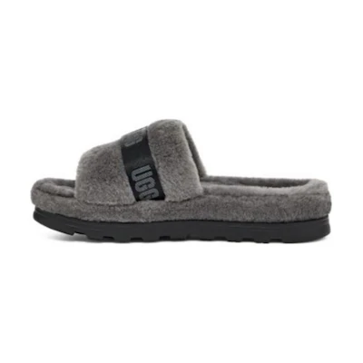 UGG Slip-On 'Charcoal Knit Fur'