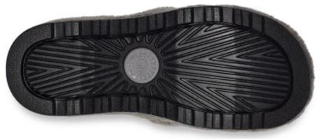 UGG 織物 毛絨鞋面露趾 時尚涼拖 男款 炭灰色 Details for UGG 織物 毛絨鞋面露趾 時尚涼拖 男款 炭灰色