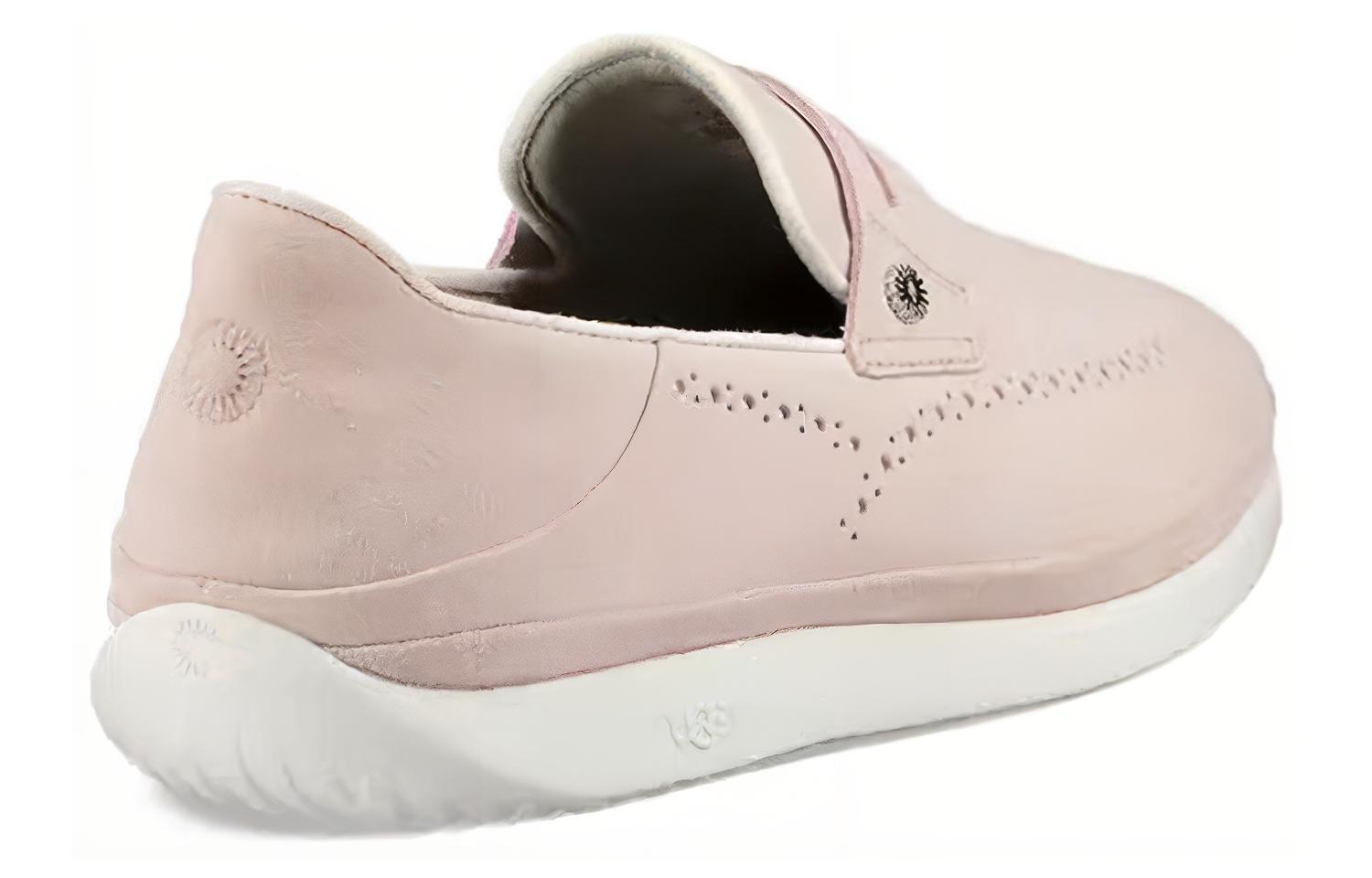 Lookbook UGG一脚蹬'头层牛皮粉色舒适' 1020198-RTT