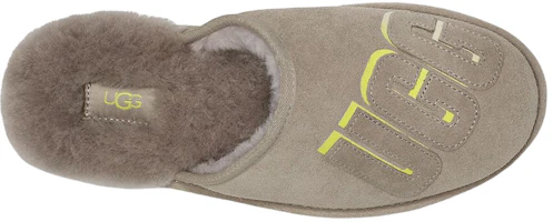 Purchase UGG 圓頭休閒輕鬆穿麂皮拖鞋 灰色