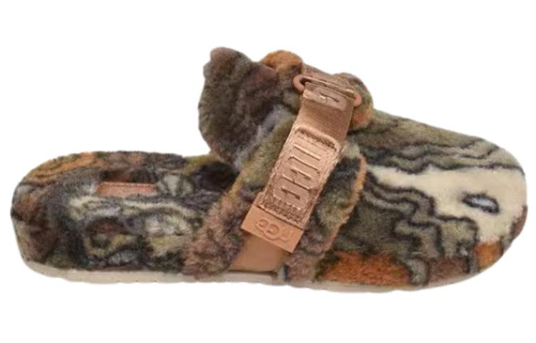 Order UGG 厚底スリッポン ブラウンフリース (UGG Atsuzoko Surippon Buraun Furīsu) 1134110