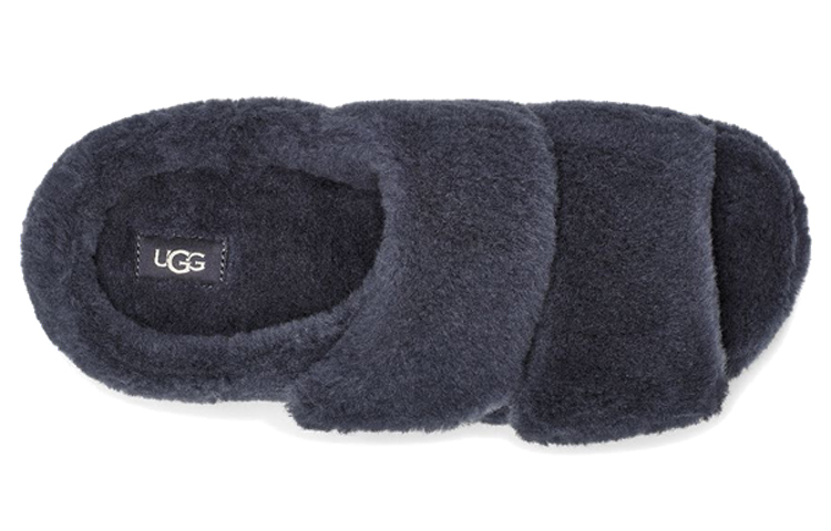 Shop UGG拖鞋「深蓝色绒毛」 1124111-DSPP