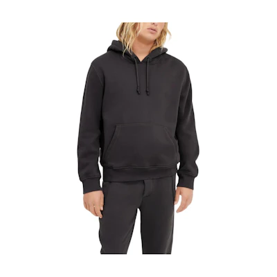 UGG Solid Color Hoodie Long Sleeve Men’s Sweatshirt 1126371-COAL