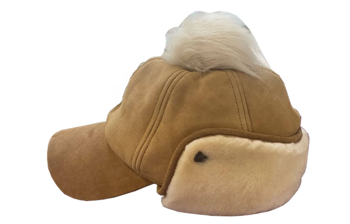 Lookbook UGG纯色羊皮男女同款情侣帽棕色. 20031-CHE