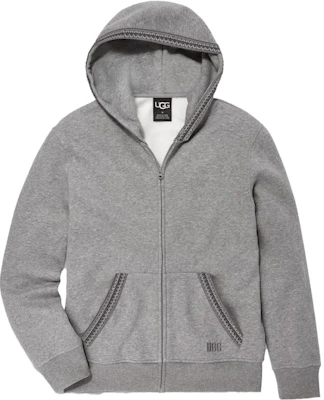 Sudadera con Capucha UGG Gris de Color Sólido con Cremallera. 1152290-GRHE Buy Sudadera con Capucha UGG Gris de Color Sólido con Cremallera. 1152290-GRHE
