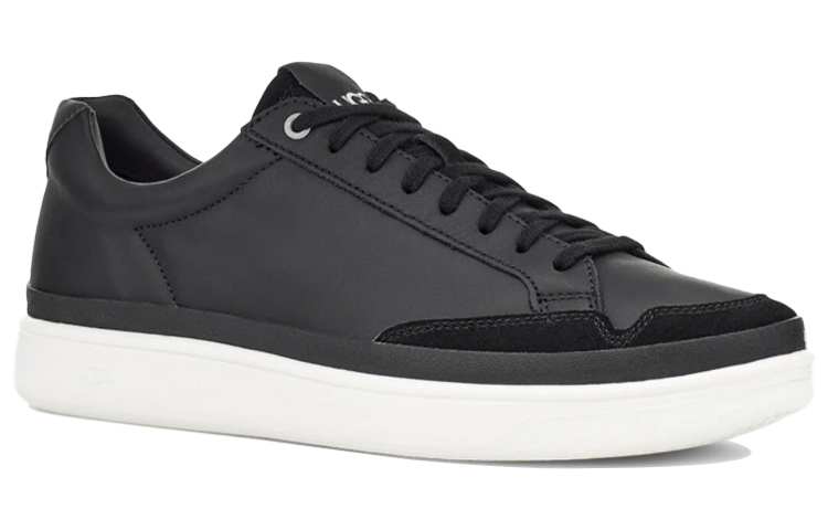 Lookbook UGG南湾低帮黑色皮革运动鞋 1108959-BLK