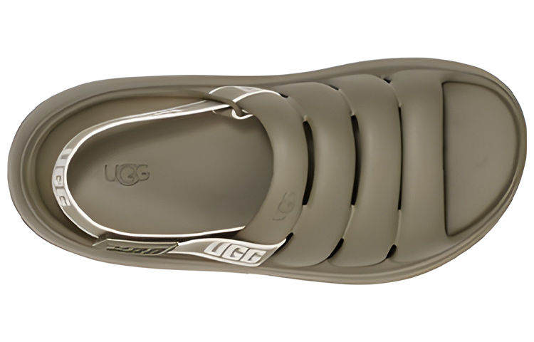 Lookbook UGG Sport Yeah Slide 'Burnt Olive' Wanita Pria 1132150-BTOL