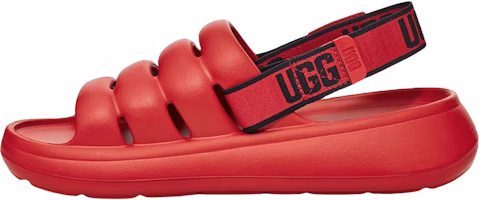 UGG Sport Yeah Slide Samba Red 1132150-SBR UGG Sport Yeah Slide Samba Red 1132150-SBR