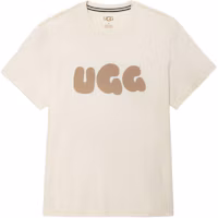 UGG SS24 Crewneck Letter Print Casual T-Shirt Milk White 1156450-CRM UGG SS24 Crewneck Letter Print Casual T-Shirt Milk White 1156450-CRM