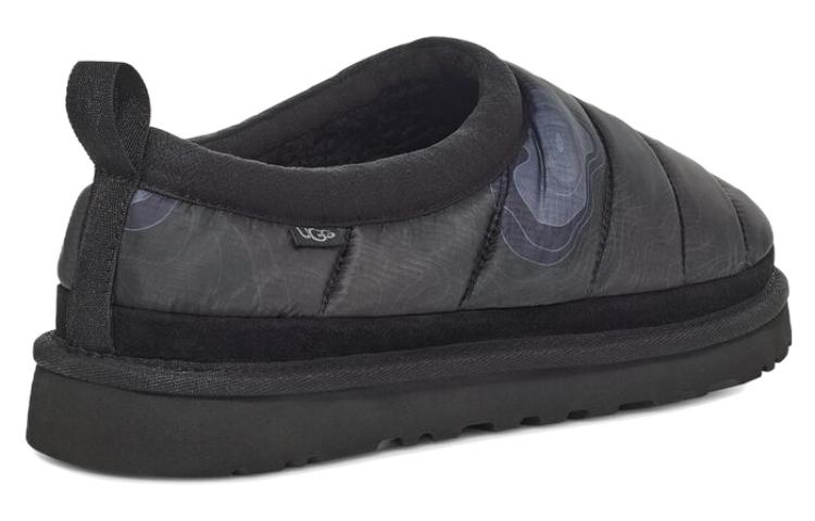 Shop UGG Tasman 織物 休閒透氣 戶外拖鞋 男款 黑色