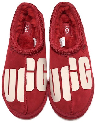 UGG Tasman Chopd Cobble 絨面 戶外舒適 及踝 雪地靴 男款 紅色 Shop UGG Tasman Chopd Cobble 絨面 戶外舒適 及踝 雪地靴 男款 紅色