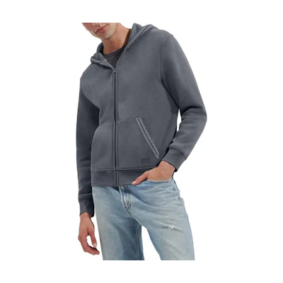 UGG Tasman Full Zip Hoodie Loose Fit Grey Jacket 1152290-STSS