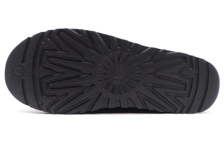 UGG Tasman Leather Slipper Black 圖 4