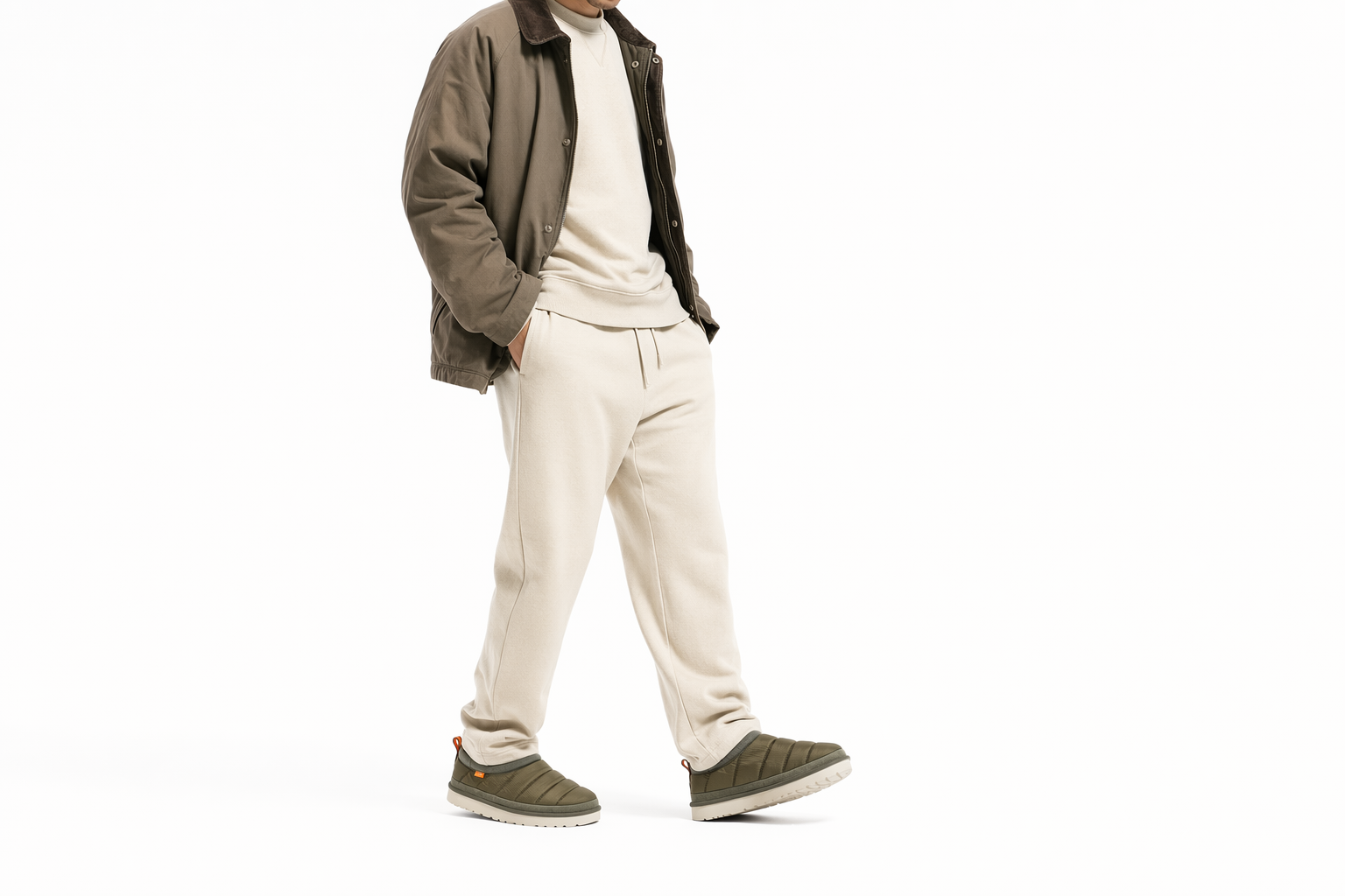 Order UGG 塔斯曼 LTA 拖鞋 烤橄欖色 1127735-BTOL