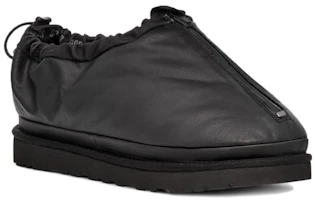 Lookbook UGG 塔斯曼半罩拉鍊拖鞋 黑色 1144114-BLK