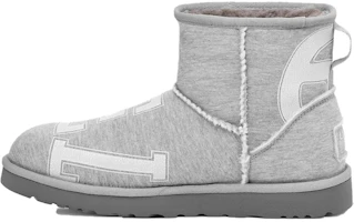 UGG TELFAR x FLEECE MINI Cozy Snow Boots Unisex Gray 1131290-HRGY UGG TELFAR x FLEECE MINI Cozy Snow Boots Unisex Gray 1131290-HRGY