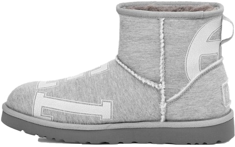 TELFAR x UGG 刷毛迷你雪地靴 男女同款 灰色 Buy TELFAR x UGG 刷毛迷你雪地靴 男女同款 灰色