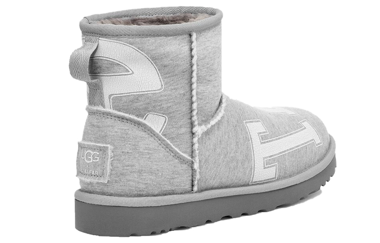 Order UGG TELFAR x FLEECE MINI But Salji Unisex Kelabu 1131290-HRGY