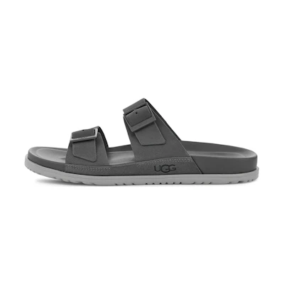 UGG Wainscott Buckle Slide 'Dark Grey'