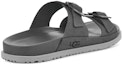 Shop UGG Wainscott 'Gelungsar Metal Kasual' Slides - 'Kelabu Gelap' 1124901-DGRY