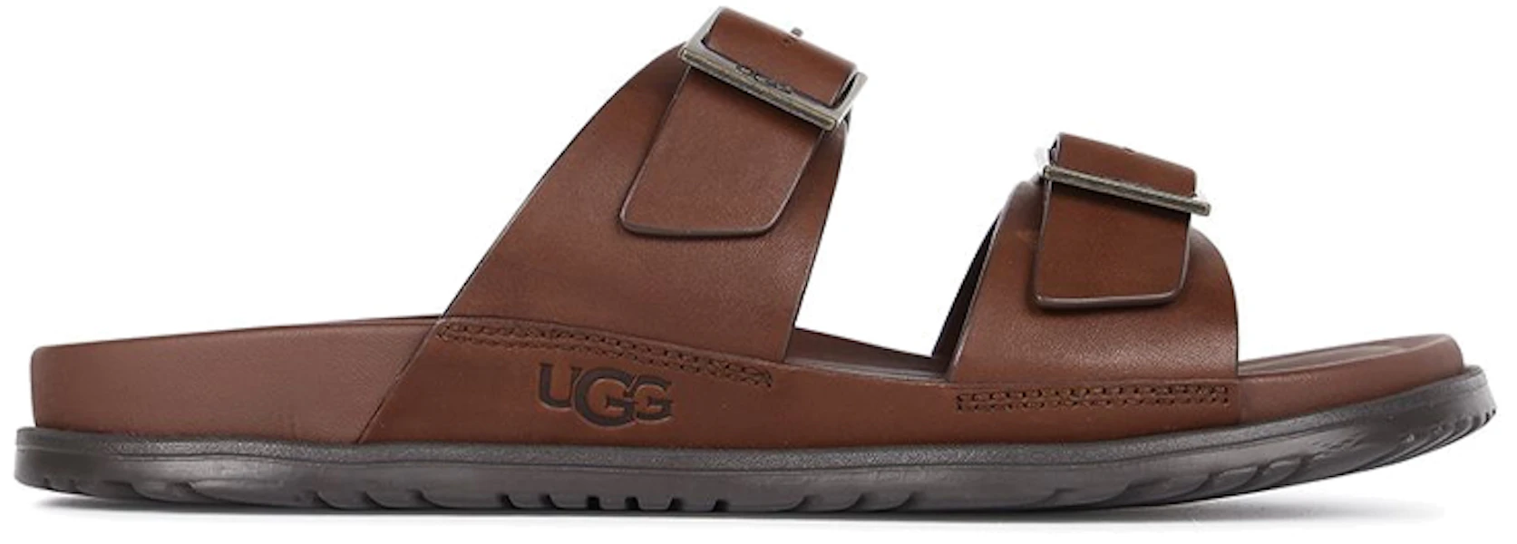 UGG Wainscott Buckle Slide 'Burgundy' Sandal Lelaki 1119530-CLTH Lookbook UGG Wainscott Buckle Slide 'Burgundy' Sandal Lelaki 1119530-CLTH