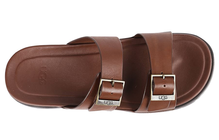 Purchase UGG Wainscott Buckle Slide 'Burgundy' Sandal Lelaki 1119530-CLTH