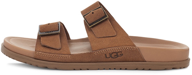 UGG Winscott 双面皮革'金属扣休闲'拖鞋 栗色 1124901-CHE Buy UGG Winscott 双面皮革'金属扣休闲'拖鞋 栗色 1124901-CHE