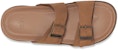 Selipar Kasual UGG Winscott Kulit Berkembar 'Metal Buckle' Coklat. 1124901-CHE