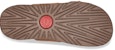 Selipar Kasual UGG Winscott Kulit Berkembar 'Metal Buckle' Coklat. 1124901-CHE