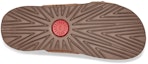 Shop Selipar Kasual UGG Winscott Kulit Berkembar 'Metal Buckle' Coklat. 1124901-CHE