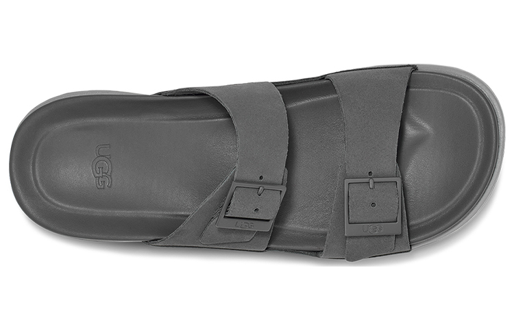Purchase UGG Wainscott Sandale à Boucle ''Gris Foncé'' 1124901-DGRY