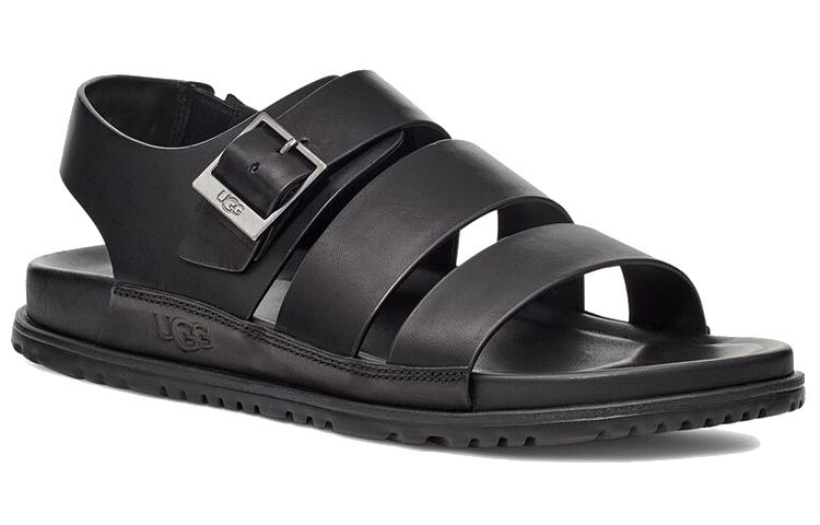 Lookbook UGG Sandal Kulit Kasual 'Hitam' 1118912-BLLE