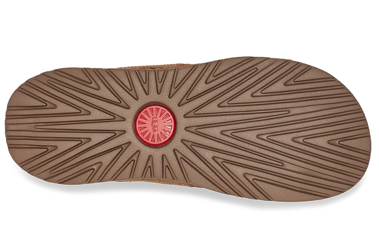 Shop UGG Wainscott Sandal 'Chestnut Cross Strap Nyaman' 1124902-CHE