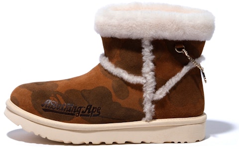 UGG X Bape Classic Mini Forro Polar Marrón 1104639 Buy UGG X Bape Classic Mini Forro Polar Marrón 1104639