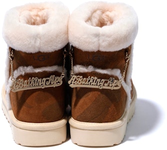 UGG X Bape Classic Mini Forro Polar Marrón 1104639 Shop UGG X Bape Classic Mini Forro Polar Marrón 1104639