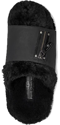 UGG X Feng Chen Wang Slide ''Zwart'' 1130071-BLK Shop UGG X Feng Chen Wang Slide ''Zwart'' 1130071-BLK